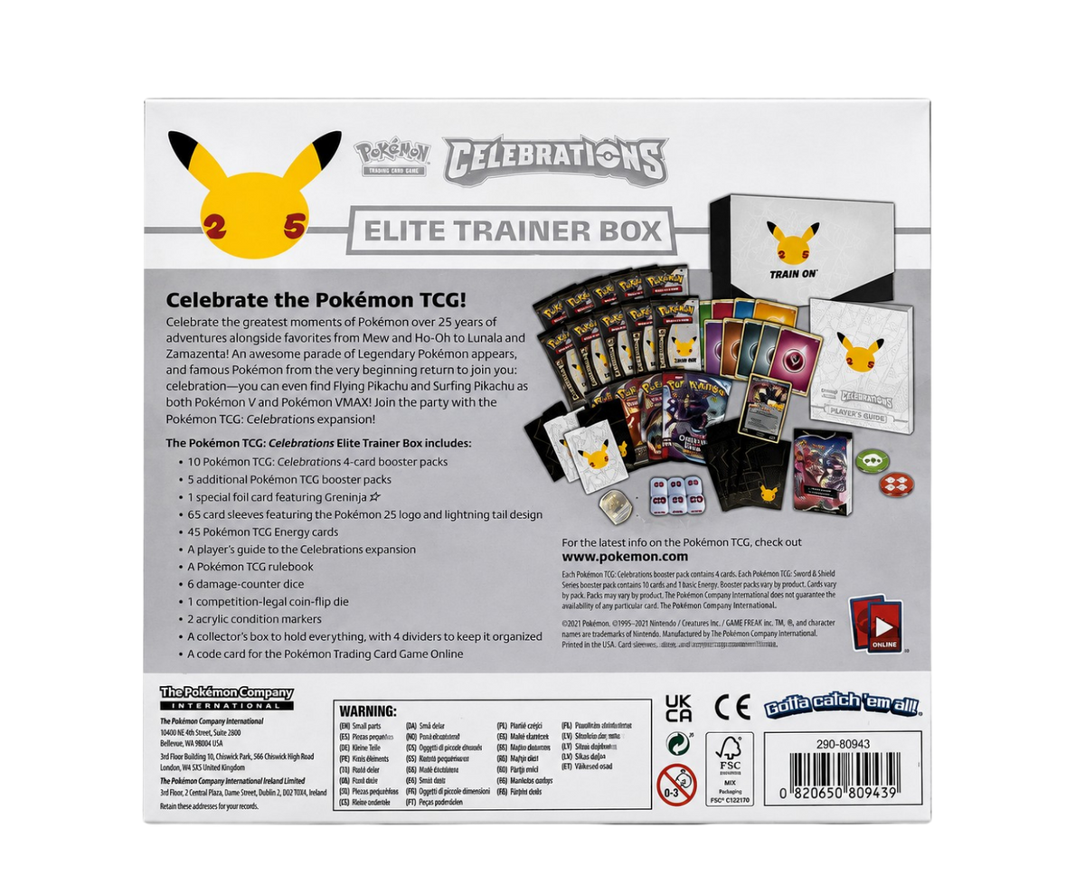Celebrations Elite Trainer Box