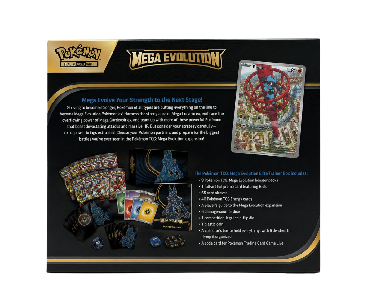 Mega Evolution Elite Trainer Box (Lucario)