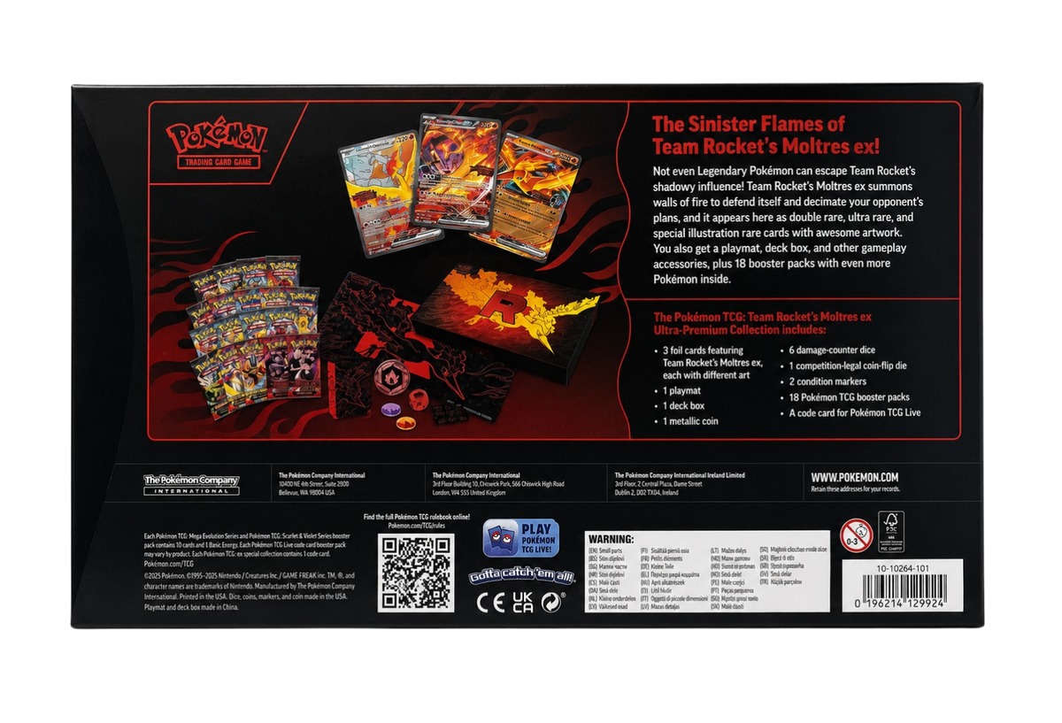 Team Rocket's Moltres ex Ultra Premium Collection
