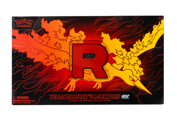 Team Rocket's Moltres ex Ultra Premium Collection