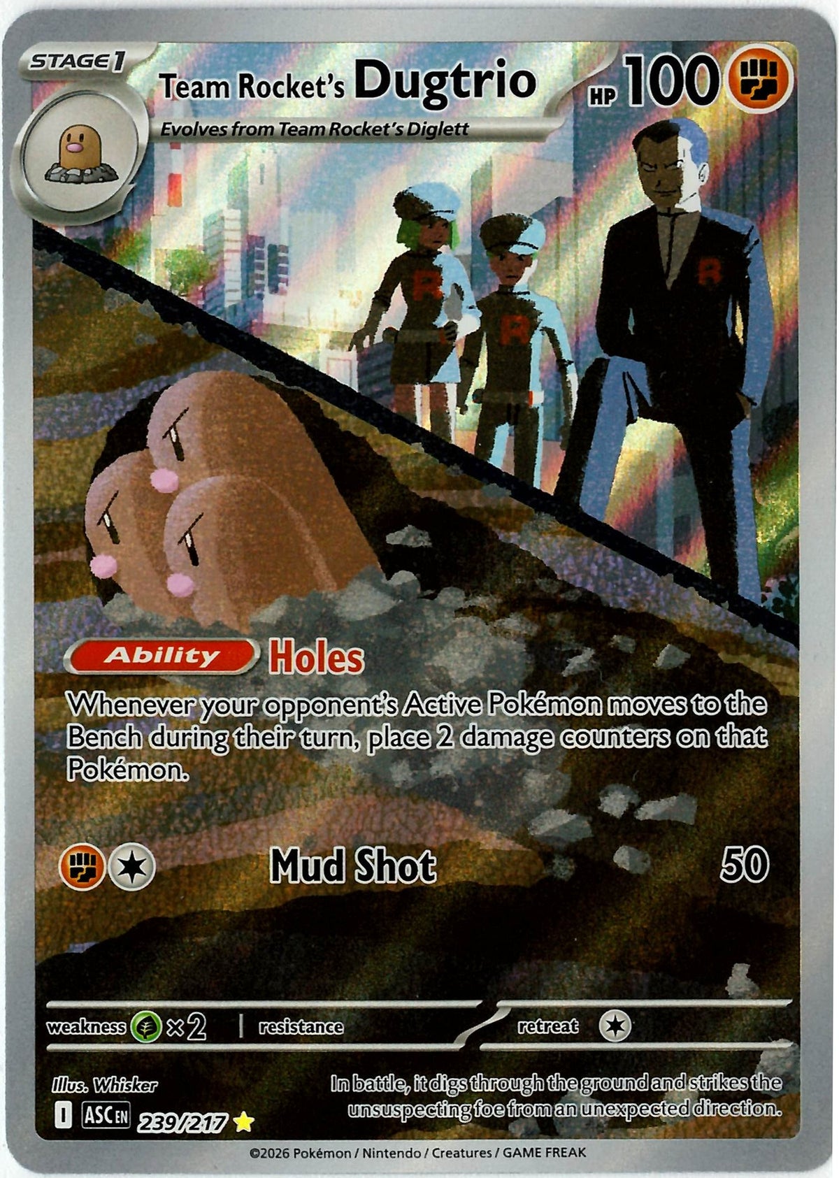 Team Rocket's Dugtrio (ASC 239)